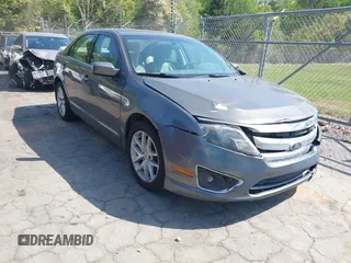 2012 Ford Fusion SEL with VIN 3FAHP0JAXCR243735, listed as a IAAI auction lot 42023783 with 235,434 mi miles. Bid and sale history available at carsss.com. Image 1.