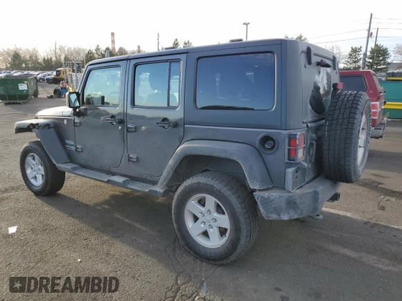 2018 Jeep Wrangler Unlimited Sport with VIN 1C4BJWDG8JL809519, listed as a Copart auction lot 50835455 with 89,962 mi miles and Salvage title. Bid and sale history available at DreamBid. Image 2.