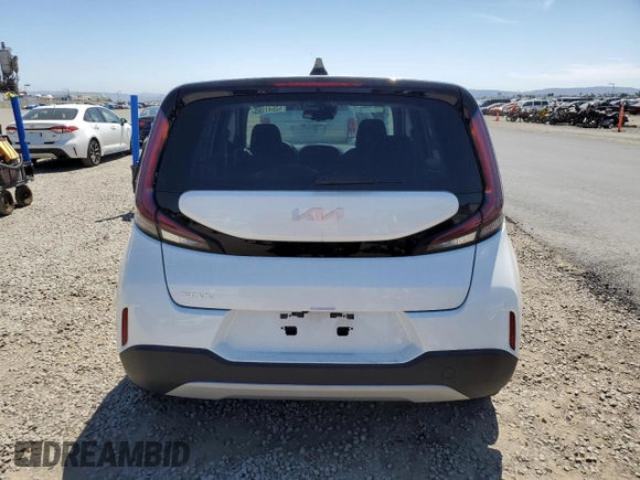2023 Kia Soul LX with VIN KNDJ23AU5P7861158, listed as a Copart auction lot 52641165 with 26,273 mi miles and Salvage Title. Bid and sale history available at DreamBid. Image 6.