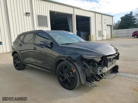2019 Chevrolet Blazer RS with VIN 3GNKBERS0KS588554, listed as a Copart auction lot 86509164 with 108,148 mi miles and Salvage Title. Bid and sale history available at carsss.com. Image 10.
