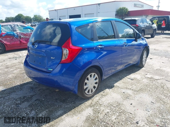 2014 Nissan Note SV with VIN 3N1CE2CP6EL396144, listed as a IAAI auction lot 42257500 with 128,780 mi miles and . Bid and sale history available at DreamBid. Image 4.
