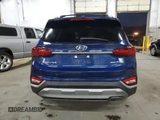 2020 Hyundai Santa Fe SEL with VIN 5NMS3CAA8LH279470, listed as a Copart auction lot 44563235 with 38,159 mi miles and Salvage Title. Bid and sale history available at carsss.com. Image 6.
