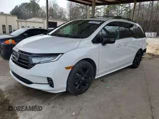 2023 Honda Odyssey Sport with VIN 5FNRL6H79PB039118, listed as a Copart auction lot 49122375 with 29,787 mi miles and Salvage Title. Bid and sale history available at carsss.com. Image 1.