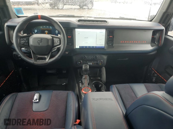 2023 Ford Bronco Raptor with VIN 1FMEE5JR9PLC09582, listed as a Copart auction lot 55841805 with 873 mi miles and Salvage Title. Bid and sale history available at DreamBid. Image 8.