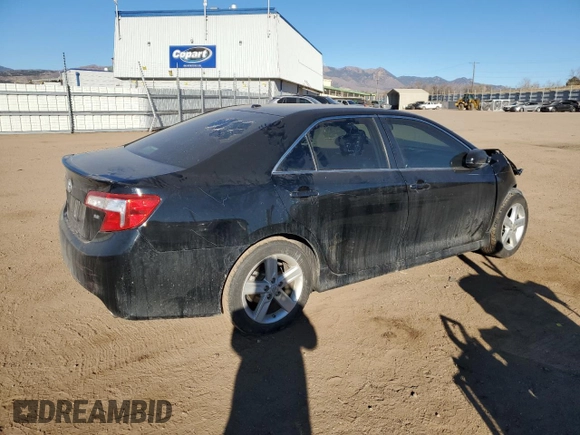 2013 Toyota Camry L with VIN 4T1BF1FK0DU233425, listed as a Copart auction lot 46712765 with 0 mi miles and Salvage Title. Bid and sale history available at carsss.com. Image 3.
