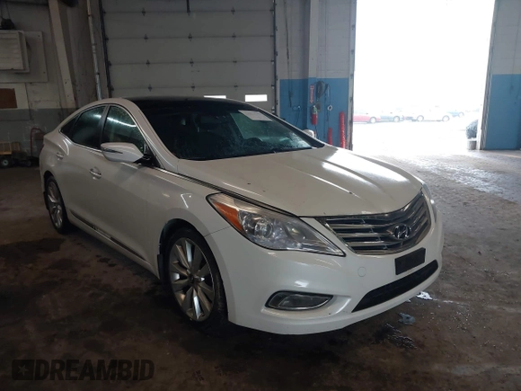 2012 Hyundai Azera с VIN KMHFH4JG5CA161881, выставлен на аукционе IAAI как лот 42250593 с пробегом 130 870 миль миль и . История ставок и продаж доступна на DreamBid. Изображение 1.