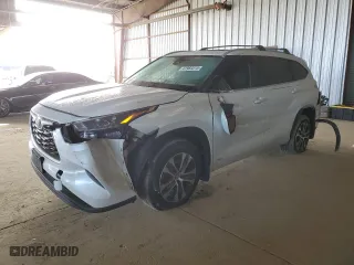 2023 Toyota Highlander Hybrid XLE with VIN 5TDKBRCH4PS116107, listed as a Copart auction lot 47983275 with 96,311 mi miles and Salvage Title. Bid and sale history available at carsss.com. Image 1.