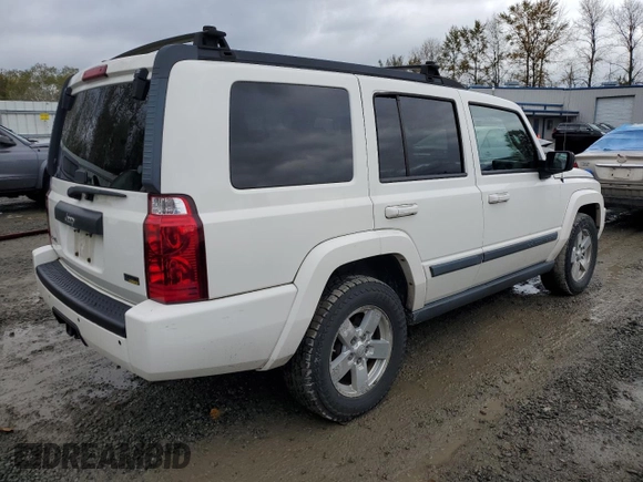 2008 Jeep Commander Sport with VIN 1J8HG48N48C241732, listed as a Copart auction lot 75326574 with 218,447 mi miles and Clean title. Bid and sale history available at DreamBid. Image 3.