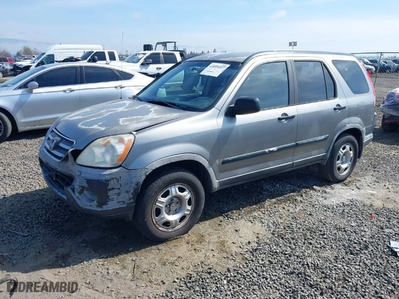 2006 Honda CR-V LX with VIN JHLRD68516C006561, listed as a IAAI auction lot 41855457 with 215,139 mi miles. Bid and sale history available at carsss.com. Image 2.