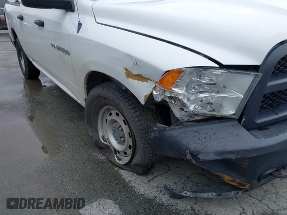 2012 Ram 1500 Tradesman with VIN 1C6RD7KP9CS319444, listed as a IAAI auction lot 42207825 with 80,133 mi miles and . Bid and sale history available at DreamBid. Image 6.