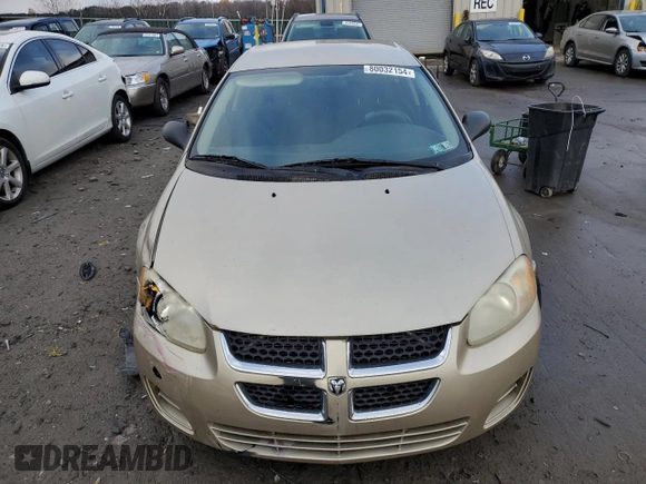 2005 Dodge Stratus SXT z VIN 1B3EL46X85N697776, wystawiony jako Copart lot #80032154 z przebiegiem 159 668 mil mil oraz Szkoda całkowita • Salvage title. Historia ofert i sprzedaży dostępna na DreamBid. Obrazek 5.