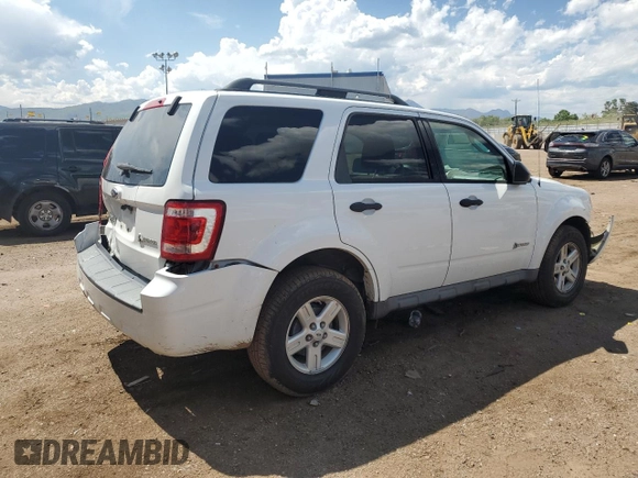 2009 Ford Escape Hybrid with VIN 1FMCU59319KA32481, listed as a Copart auction lot 60636465 with 68,541 mi miles and Salvage title. Bid and sale history available at DreamBid. Image 3.