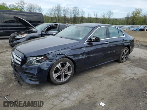 2020 Mercedes-Benz E 350 with VIN WDDZF8EB7LA748084, listed as a Copart auction lot 55474325 with 68,621 mi miles and Salvage Title. Bid and sale history available at DreamBid. Image 1.