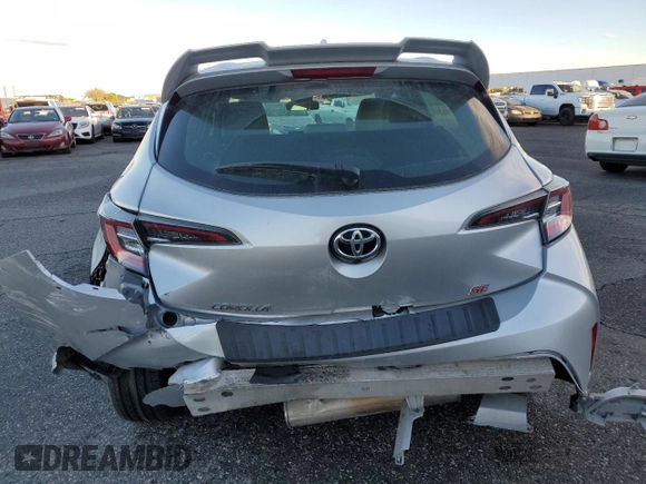 2022 Toyota Corolla Hatchback SE with VIN JTNB4MBE0N3167361, listed as a Copart auction lot 85348054 with 36,209 mi miles and Salvage Title. Bid and sale history available at carsss.com. Image 6.