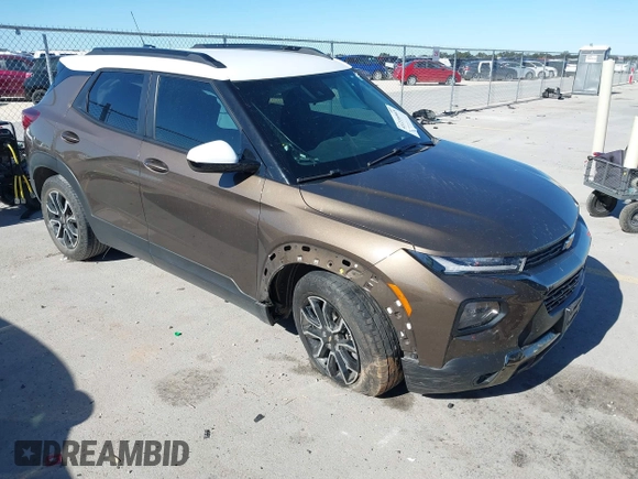 2022 Chevrolet TrailBlazer ACTIV with VIN KL79MVSL8NB058981, listed as a IAAI auction lot 41216065 with 54,200 mi miles and . Bid and sale history available at DreamBid. Image 1.