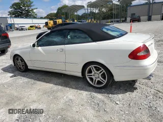 2008 Mercedes-Benz CLK 550 with VIN WDBTK72F78T089317, listed as a Copart auction lot 73295334 with 171,768 mi miles and Salvage Title. Bid and sale history available at DreamBid. Image 2.