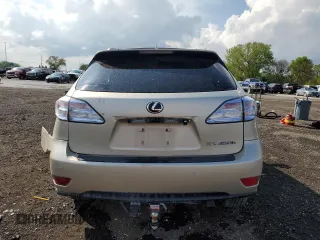 2011 Lexus RX 450h with VIN JTJBC1BA5B2420000, listed as a Copart auction lot 55564005 with Not provided miles and Salvage title. Bid and sale history available at DreamBid. Image 6.