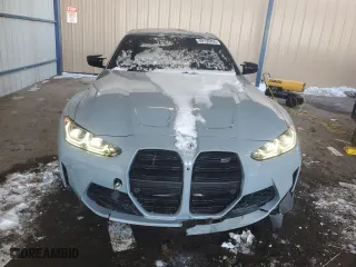 2023 BMW M3 Competition xDrive with VIN WBS43AY04PFN47162, listed as a Copart auction lot 89130455 with 7,434 mi miles and Salvage Title. Bid and sale history available at carsss.com. Image 5.