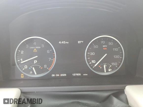 2012 Land Rover Range Rover HSE Lux with VIN SALMF1D41CA377298, listed as a Copart auction lot 59918475 with 127,905 mi miles and Salvage title. Bid and sale history available at DreamBid. Image 9.