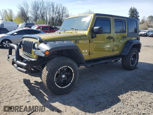 2008 Jeep Wrangler Unlimited X with VIN 1J4GA39118L528479, listed as a Copart auction lot 50953825 with 171,156 mi miles and Salvage Title. Bid and sale history available at carsss.com. Image 1.