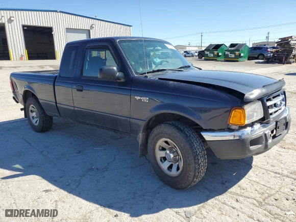 2001 Ford Ranger XLT Appearance with VIN 1FTYR14E41PA15680, listed as a Copart auction lot 48197965 with 101,875 mi miles and Salvage Title. Bid and sale history available at carsss.com. Image 4.