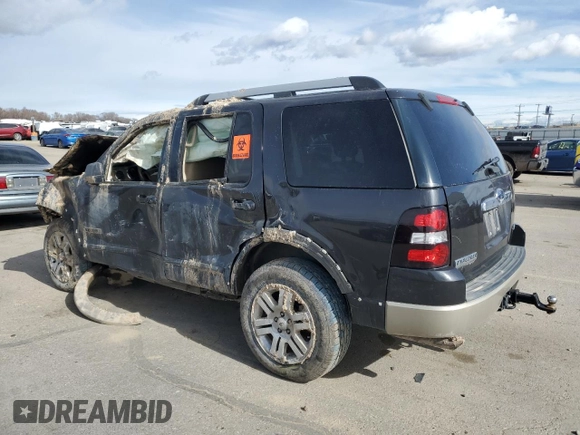 2007 Ford Explorer Eddie Bauer z VIN 1FMEU74847UA33276, wystawiony jako Copart lot #49184555 z przebiegiem Nie podano mil oraz Szkoda całkowita • Salvage title. Historia ofert i sprzedaży dostępna na DreamBid. Obrazek 2.