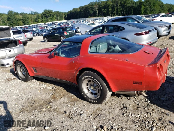 1981 Chevrolet Corvette with VIN 1G1AY8767BS429769, listed as a Copart auction lot 66192403 with 72,109 mi miles and Clean Title. Bid and sale history available at carsss.com. Image 2.