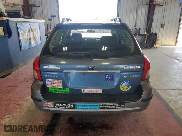 2008 Subaru Outback with VIN 4S4BP60CX87314920, listed as a Copart auction lot 56247805 with 145,702 mi miles and Salvage title. Bid and sale history available at DreamBid. Image 6.