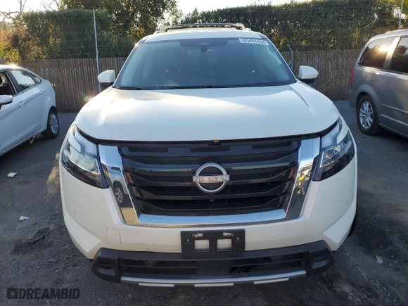 2023 Nissan Pathfinder Platinum with VIN 5N1DR3DHXPC271547, listed as a Copart auction lot 83401484 with 27,310 mi miles and Salvage Title. Bid and sale history available at carsss.com. Image 5.