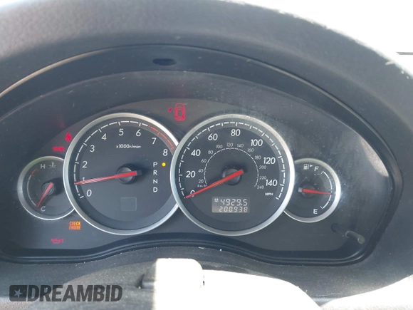 2007 Subaru Legacy Outback with VIN 4S4BP61CX77344996, listed as a IAAI auction lot 42676321 with 200,938 mi miles and . Bid and sale history available at DreamBid. Image 7.