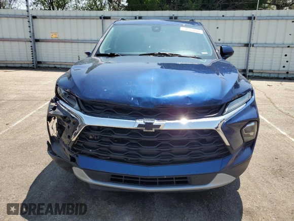 2023 Chevrolet Blazer LT with VIN 3GNKBCR46PS120387, listed as a Copart auction lot 58503205 with 20,690 mi miles and Salvage title. Bid and sale history available at DreamBid. Image 5.