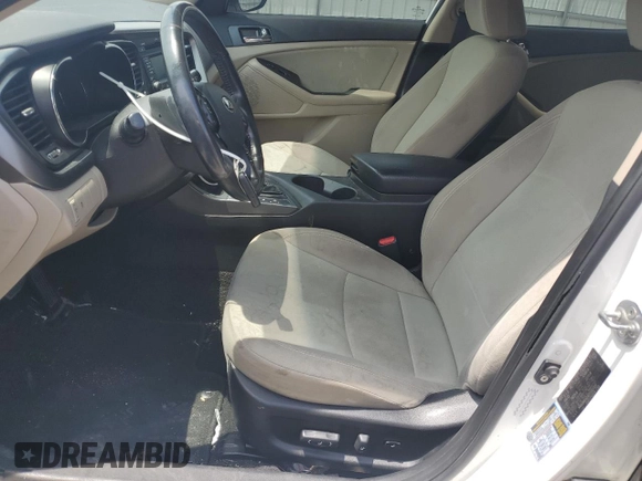 2013 Kia Optima EX z VIN KNAGM4AD4D5045301, wystawiony jako Copart lot #56340635 z przebiegiem 136 550 mil mil oraz Szkoda całkowita • Salvage title. Historia ofert i sprzedaży dostępna na DreamBid. Obrazek 7.