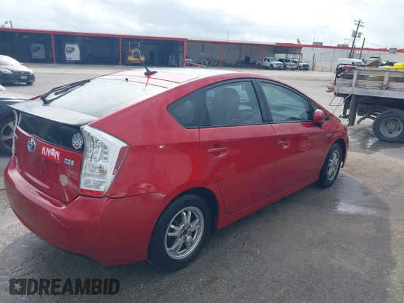 2010 Toyota Prius II with VIN JTDKN3DU1A0148782, listed as a IAAI auction lot 42146946 with 215,379 mi miles. Bid and sale history available at carsss.com. Image 4.