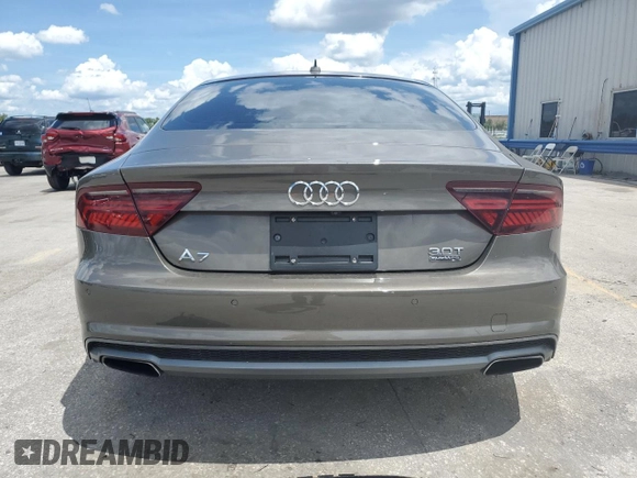 2016 Audi A7 3.0 Premium Plus with VIN WAUWGAFC5GN077793, listed as a Copart auction lot 64570043 with 80,479 mi miles. Bid and sale history available at carsss.com. Image 6.
