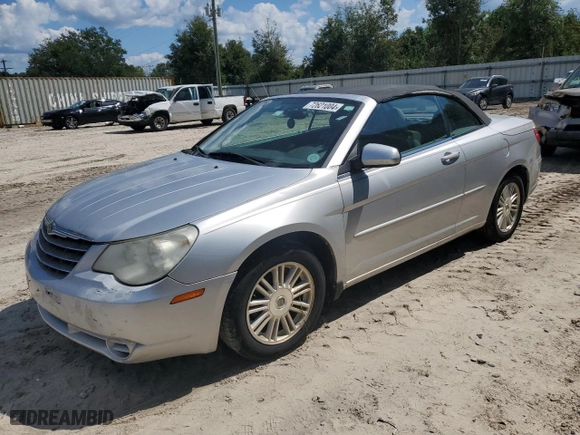2008 Chrysler Sebring Touring with VIN 1C3LC55R28N253879, listed as a Copart auction lot 72621004 with 165,317 mi miles and Clean Title. Bid and sale history available at carsss.com. Image 1.