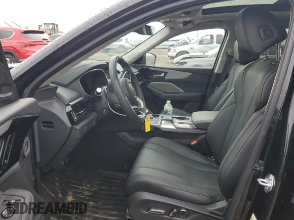 2024 Acura MDX with VIN 5J8YE1H33RL015856, listed as a Copart auction lot 46580485 with 25,541 mi miles and Salvage title. Bid and sale history available at DreamBid. Image 7.