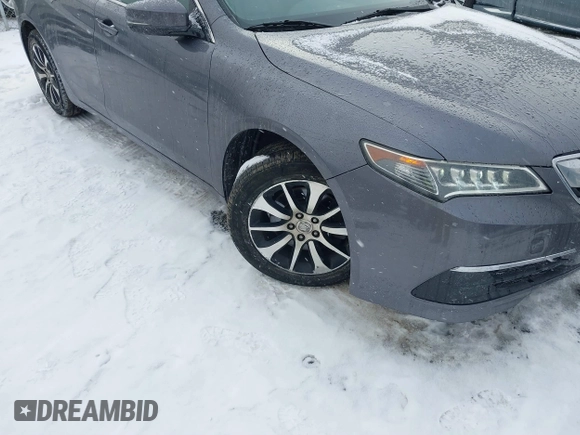 2017 Acura TLX with VIN 19UUB1F34HA001890, listed as a IAAI auction lot 41339623 with 64,434 mi miles. Bid and sale history available at carsss.com. Image 6.