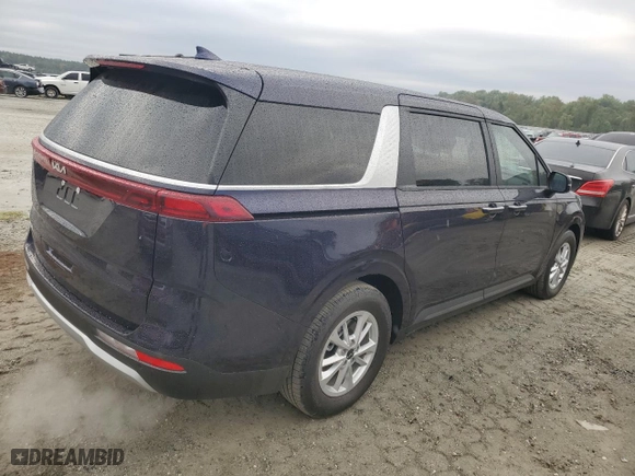 2024 Kia Carnival LX with VIN KNDNB4H33R6442142, listed as a Copart auction lot 71405804 with 3,056 mi miles and Salvage Title. Bid and sale history available at carsss.com. Image 3.