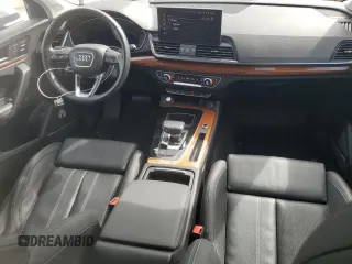 2022 Audi Q5 S line Prestige with VIN WA1FAAFY6N2065385, listed as a Copart auction lot 75753654 with 17,551 mi miles and Salvage Title. Bid and sale history available at carsss.com. Image 8.