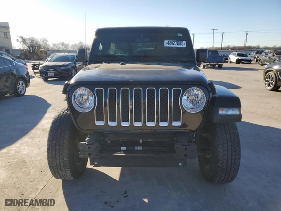2020 Jeep Wrangler Unlimited North Edition with VIN 1C4HJXEN1LW333225, listed as a Copart auction lot 48027685 with 29,341 mi miles and Salvage Title. Bid and sale history available at carsss.com. Image 5.