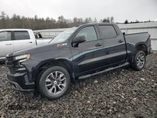 2021 Chevrolet Silverado 1500 RST with VIN 3GCUYEED7MG402683, listed as a Copart auction lot 84544154 with 48,655 mi miles and Salvage Title. Bid and sale history available at carsss.com. Image 1.