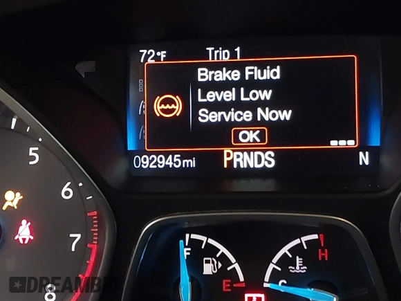 2017 Ford Focus Titanium with VIN 1FADP3N24HL272396, listed as a IAAI auction lot 41852208 with 92,945 mi miles and . Bid and sale history available at carsss.com. Image 16.