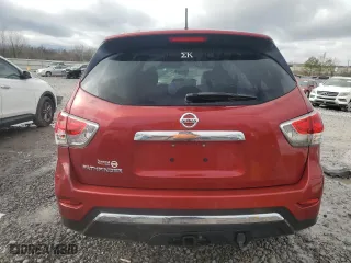 2016 Nissan Pathfinder SL with VIN 5N1AR2MN4GC666407, listed as a Copart auction lot 88509315 with 0 mi miles and Salvage Title. Bid and sale history available at carsss.com. Image 6.