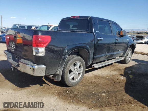 2008 Toyota Tundra Limited z VIN 5TFEV58198X054904, wystawiony jako Copart lot #56253745 z przebiegiem 248 321 mil mil oraz Szkoda całkowita • Salvage title. Historia ofert i sprzedaży dostępna na DreamBid. Obrazek 3.