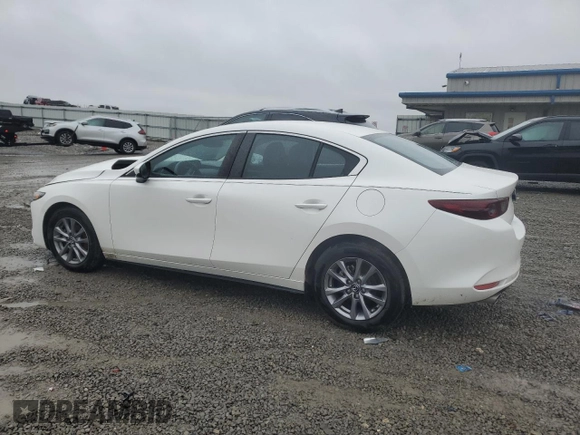 2021 Mazda Mazda3 Sedan 2.5 S with VIN JM1BPAAL3M1332968, listed as a Copart auction lot 44740625 with 46,505 mi miles and Salvage Title. Bid and sale history available at carsss.com. Image 2.