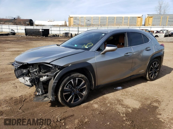 2020 Lexus UX with VIN JTHP9JBH5L2032737, listed as a Copart auction lot 40779073 with 25,199 mi miles. Bid and sale history available at carsss.com. Image 1.