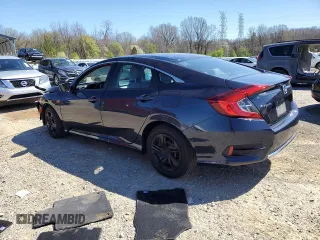 2019 Honda Civic Sedan LX with VIN 2HGFC2F65KH525466, listed as a Copart auction lot 49464965 with 76,506 mi miles and Salvage Title. Bid and sale history available at carsss.com. Image 2.