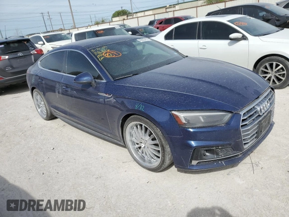 2018 Audi A5 Sportback Prestige with VIN WAUFNCF50JA126917, listed as a Copart auction lot 49003414 with 133,405 mi miles. Bid and sale history available at carsss.com. Image 4.