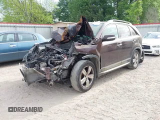 2012 Kia Sorento EX with VIN 5XYKU4A21CG248227, listed as a IAAI auction lot 42036333 with 1 mi miles. Bid and sale history available at carsss.com. Image 2.