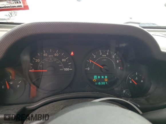 2008 Jeep Wrangler X z VIN 1J4FA24168L629174, wystawiony jako Copart lot #61199205 z przebiegiem 116 307 mil mil oraz Szkoda całkowita • Salvage title. Historia ofert i sprzedaży dostępna na DreamBid. Obrazek 9.